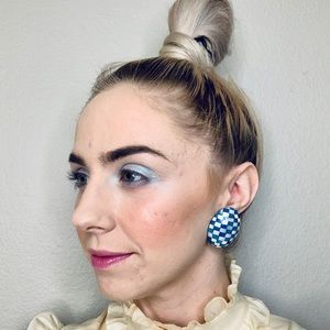 🔹Rad Checkered Vintage Earrings🔹